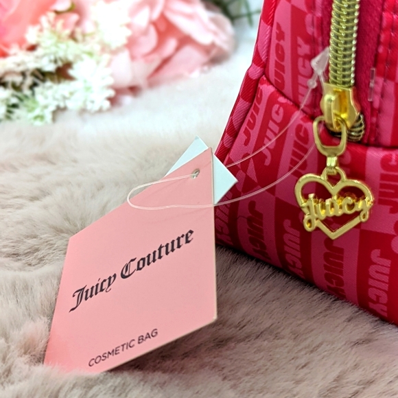 🆕 Juicy Couture Logo Travel Cosmetic Bag 💗 - Picture 6 of 7